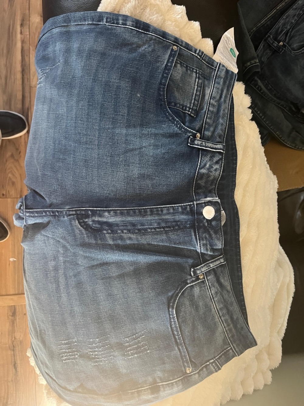 Classic Women's Blue Denim Jeans - Casual Straight Fit